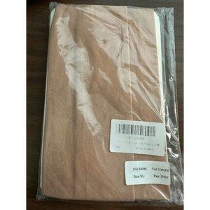 MANZI Girls Solid Color Transition Convertible Natural Beige Tan XL 1 Pair New